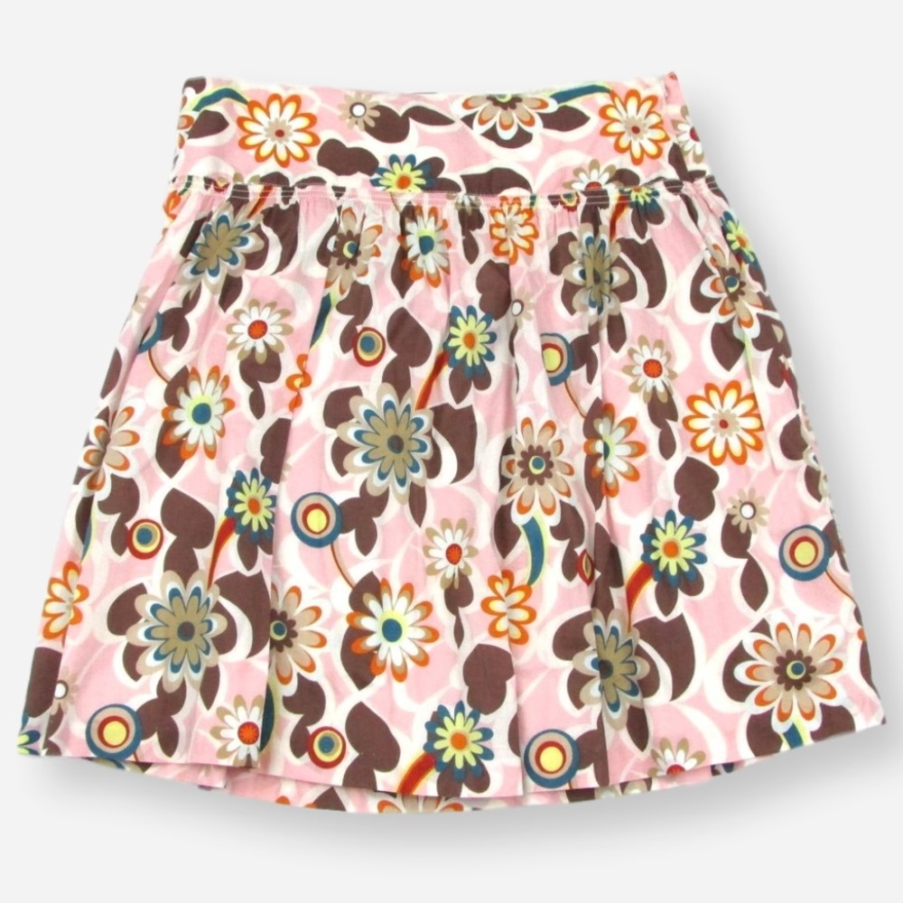 Old Navy Floral Flared Short Skirt Size 10 - Picture 2 of 7